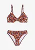 Bygelbikini (2 delar) med högt skurna benöppningar, bonprix
