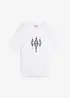 T-shirt med tryck, bonprix