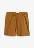 Shorts av ren bomull med struktur, bonprix