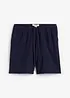 Shorts av ren bomull med struktur, bonprix