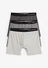 Boxershorts med bomull, tajta, medellånga (3-pack), bonprix