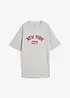 Oversized topp av ekologisk bomull, bonprix