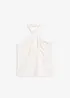 Linne med halterneck och cutout, bonprix