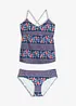 Tankini (2 delar) med korsade axelband, bonprix