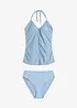 Halternecktankini (2 delar) med rynk, bonprix