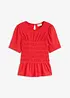 Topp med smock, bonprix