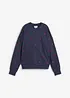 Oversized sweatshirt med broderi, bonprix