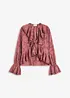 Lätt transparent chiffongblus, bonprix