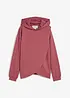 Sweatshirt med huva i mjuk viskosmix, bonprix