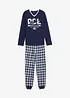 Pyjamas  med bomull och långa ärmar, bonprix