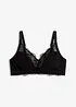 Bralette med broderi, bonprix