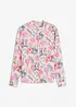 Blus med blommönster, bonprix