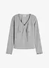Ribbstickad topp, bonprix
