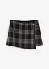 Korta kjolshorts med dekorknapp, bonprix