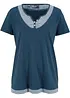 T-shirt med 2-i-1-look, ekologisk bomull, bonprix