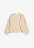 Bolero med virkad look och halvlånga ärmar, bonprix