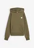 Oversize-sweatshirt med huva i mjuk bomullsblandning, bonprix