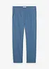 Regular Fit-byxa med gubbveck i bomullstwill, Straight, bonprix