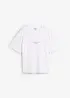 T-shirt med 3D-tryck i ren ekologisk bomull, Loose Fit, bonprix
