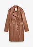 Trenchcoat av lammnappa, bonprix