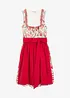 Dirndl med broderat förkläde (2 delar), bonprix