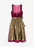 Mellanlång dirndl med sammet (2 delar), bonprix