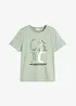 T-shirt med glittrigt tryck, bonprix