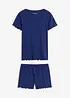 Pyjamas med knappslå och shorts, bonprix