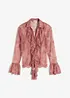 Blus med spets, bonprix