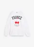 Oversized sweatshirt av ekologisk bomull, bonprix