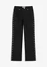 Twillbyxa med nitar, bonprix