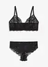 Bustier och braziliantrosa ouvert (2-pack), bonprix