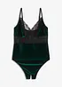 Sammetsbody ouvert, bonprix
