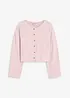 Ribbstickad cardigan, bonprix