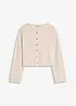 Ribbstickad cardigan, bonprix
