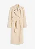 Trenchcoat med yllelook, bonprix