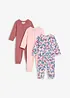 Pyjamas för bebisar av ren ekologisk bomull (3-pack), bonprix