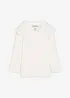Jerseytopp av bomullsmix, bonprix
