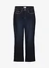 Straight jeans med hög midja och fickdetaljer, bonprix