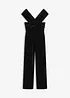 Jerseyjumpsuit i böljande sammet, bonprix
