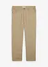 Fodrad byxa med skön midja, Relaxed Fit, Straight, bonprix