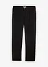 Fodrad byxa med skön midja, Relaxed Fit, Straight, bonprix
