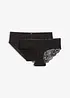 Hipstertrosa i sirlig spets (2-pack), bonprix