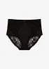 Midjetrosa med glansigt material, bonprix