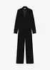 Jerseyjumpsuit i mjuk sammet, bonprix