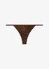 Tangastringtrosa i glittrigt material, bonprix