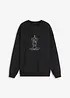 Fodrad funktionssweatshirt i snabbtorkande material, bonprix