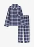 Pyjamas i vävd flanell, bonprix