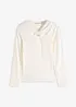 Ribbstickad topp, bonprix