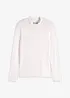 Ribbstickad topp i viskosmix, bonprix